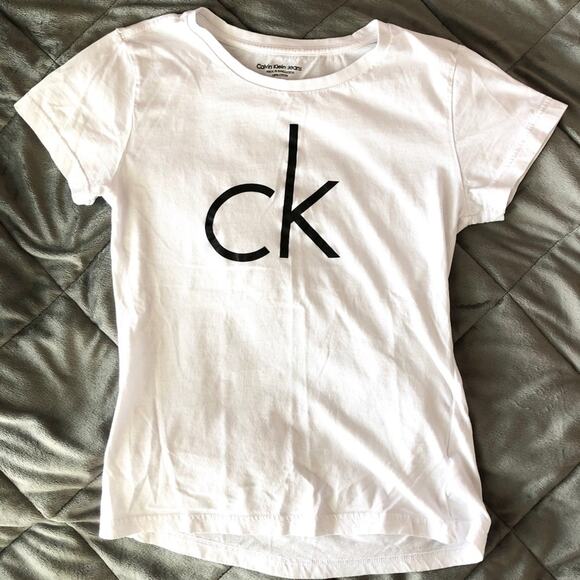 Calvin Klein white tee - Picture 1 of 4